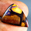 12.28 ct Fancy Cabochon (21.78 x 16.37mm) Australian Koroit Boulder Opal