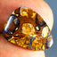 3.49 ct Fancy Cabochon (16.29 x 12.45mm) Natural Australian Boulder Opal