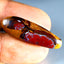 17.15 ct Pear Cabochon (31.88 x 10.30mm) Natural Australian Boulder Opal