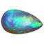 35.22 ct AIG CERTIFIED PEAR CABOCHON (29.98 x 17.02 mm) WELO RAINBOW OPAL