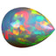 15.00 ct AIG CERTIFIED PEAR CABOCHON (21.20 x 16.04 mm) WELO RAINBOW OPAL