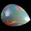 15.00 ct AIG CERTIFIED PEAR CABOCHON (21.20 x 16.04 mm) WELO RAINBOW OPAL