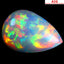 15.21 ct AIG CERTIFIED PEAR CABOCHON (23.77 x 16.52 mm) WELO RAINBOW OPAL