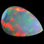 15.21 ct AIG CERTIFIED PEAR CABOCHON (23.77 x 16.52 mm) WELO RAINBOW OPAL