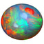 12.65 ct AIG CERTIFIED OVAL CABOCHON (18.64 x 16.00 mm) WELO RAINBOW OPAL