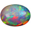 14.86 ct AIG CERTIFIED OVAL CABOCHON (23.44 x 17.40 mm) WELO RAINBOW OPAL