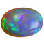 20.95 ct AIG CERTIFIED OVAL CABOCHON (24.26 x 17.25 mm) WELO RAINBOW OPAL