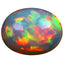 16.09 ct AIG CERTIFIED OVAL CABOCHON (20.87 x 16.28 mm) WELO RAINBOW OPAL