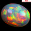 16.09 ct AIG CERTIFIED OVAL CABOCHON (20.87 x 16.28 mm) WELO RAINBOW OPAL
