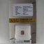 3.36 ct AIG Certified Octagon (9.33 x 7.48 mm) Natural Orange Pink Tourmaline