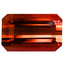 6.11 ct AIG Certified Octagon (12.72 x 8.04 mm) Natural Orange Pink Tourmaline