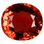 2.31 ct AIG Certified Great looking Oval (8.77 x 7.95 mm) Orange Pink Tourmaline