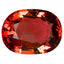3.20 ct AIG Certified Oval Cut (10.51 x 7.84 mm) Natural Orange Pink Tourmaline