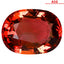 3.20 ct AIG Certified Oval Cut (10.51 x 7.84 mm) Natural Orange Pink Tourmaline