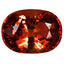 2.95 ct AIG Certified Marvelous Oval (9.95 x 7.25 mm) Orange Pink Tourmaline