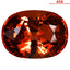 2.95 ct AIG Certified Marvelous Oval (9.95 x 7.25 mm) Orange Pink Tourmaline