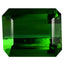 3.41 ct AIG Certified Octagon Cut (9.34 x 7.77 mm) Natural Green Tourmaline