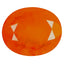 2.52 ct Wonderful Oval (11.45 x 9.41 mm) Heated Orange Fire Opal Gemstone