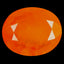 2.52 ct Wonderful Oval (11.45 x 9.41 mm) Heated Orange Fire Opal Gemstone