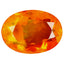 2.25 ct Gorgeous Oval (11.11 x 8.02 mm) Heated Orange Fire Opal Gemstone
