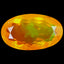 2.82 ct Lovely Oval Cut (13.07 x 7.65 mm) Heated Orange Fire Opal Gemstone