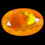 2.49 ct Oval (13.23 x 8.75 mm) Heated Natural Orange Fire Opal Gemstone