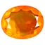 2.36 ct Flashing Oval (11.83 x 9.32 mm) Heated Orange Fire Opal Gemstone