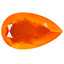 2.50 ct Terrific Pear (14.42 x 8.81 mm) Heated Orange Fire Opal Gemstone