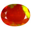 1.73 ct Good-looking Oval(12.05 x 9.23 mm)Heated Orange Fire Opal Gemstone