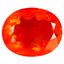 1.57 ct Premium Oval Cut (9.45 x 7.78 mm) Heated Orange Fire Opal Gemstone
