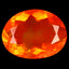 1.39 ct Mesmerizing Oval(10.13 x 7.78 mm)Heated Orange Fire Opal Gemstone