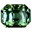 1.53 ct Octagon (6.84 x 5.28 mm) Mozambique Natural Green Tourmaline Stone