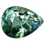 1.52 ct Pear (8.42 x 6.43 mm) Mozambique Bluish Green Tourmaline Gemstone