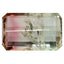 2.83 ct Octagon (10.15 x 6.45 mm) Mozambique Bi Color Tourmaline Stone