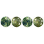0.42 ct(4 pcs) CALIBRATED (2.78 x 2.78mm) Green  Round Natural Alexandrite