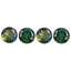 0.53 ct (4 pcs) CALIBRATED (2.98 x 2.95mm) Green Natural Round Alexandrite