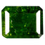 3.32 ct Octagon (10.10 x 7.91 mm) Unheated Natural Green Chrome Diopside