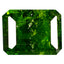 2.77 ct Octagon (9.14 x 7.11 mm) Unheated Natural Green Chrome Diopside