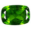 4.96 ct Cushion (13.10 x 9.14 mm) Unheated Natural Green Chrome Diopside