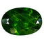 3.74 ct Oval (12.01 x 8.20 mm) Unheated Natural Green Chrome Diopside