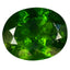 4.24 ct Oval (11.05 x 9.12 mm) Unheated Natural Green Chrome Diopside
