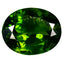4.02 ct Oval (11.21 x 8.99 mm) Unheated Natural Green Chrome Diopside