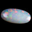 GIA Certified 36.51ct Oval Cabochon (39.04 x 19.05 mm) Rainbow Opal