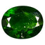 6.36 ct Oval (14.07 x 11.15 mm) Unheated Natural Green Chrome Diopside