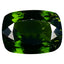 4.92 ct Cushion (12.12 x 8.88 mm) Unheated Natural Green Chrome Diopside