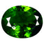 3.33 ct Oval (11.11 x 8.99 mm) Unheated 100% Natural Green Chrome Diopside