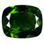 4.24 ct Cushion (11.16 x 9.08 mm) Unheated Natural Green Chrome Diopside