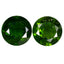 2.10 ct(2 pcs) CALIBRATED SIZE (6.51 x 6.46 mm) Round Chrome Diopside