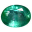 1.48 ct  Oval Cut (8.25 x 6.28 mm) Colombia Green Emerald Natural Gemstone