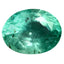 1.34 ct Oval Cut (8.18 x 6.16 mm) Colombia Green Emerald Natural Gemstone